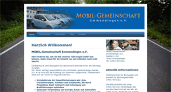 Desktop Screenshot of mobil-gemeinschaft-emmendingen.de
