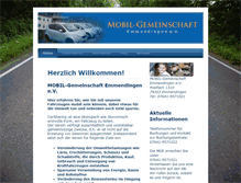 Tablet Screenshot of mobil-gemeinschaft-emmendingen.de